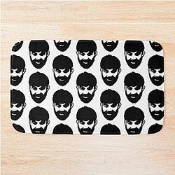 Mike Perry Black Bath Mat