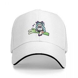 Miku Sitting Spring Onion Baseball Cap