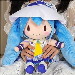 30-40cm Blue Pink Hatsune Miku Sakura Miku Doll Plush