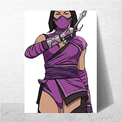 Mileena Kitana Deadly rival Mileena Posters