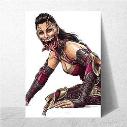 Mileena Tarkatan Hidden teeth Mileena Posters