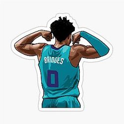 Miles Bridges Vector Back Sticker