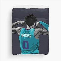 Miles Bridges Vector Duvet Cover