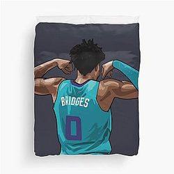 Miles Bridges Vector Duvet Cover