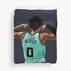 Miles Bridges Vector Duvet Cover