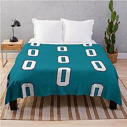 Miles Bridges Number Zero Throw Blanket