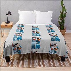 Miles Bridges Super Dunk Throw Blanket