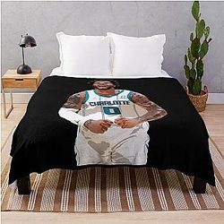 Miles Bridges Throw Blanket