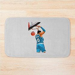 Miles Bridges Dunk Behind the Back Bath Mat