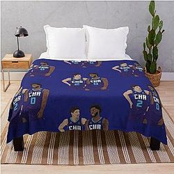 Lamelo Ball Miles Bridges Throw Blanket