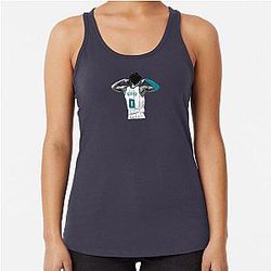 Miles Bridges Vector Back Racerback Tank Top