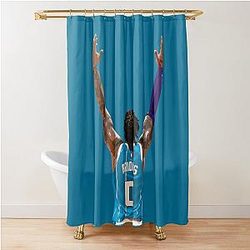Miles Bridges Celebration Shower Curtain
