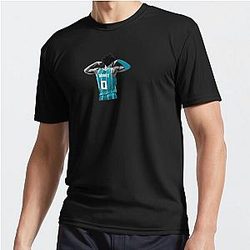 Miles Bridges Vector Back Qiang T-Shirt