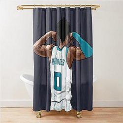 Miles Bridges Cloud Back Qiang Shower Curtain
