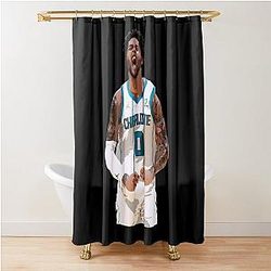 Miles Bridges Shower Curtain