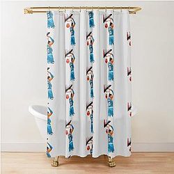 Miles Bridges Dunk Behind The Back Art Shower Curtain