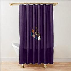 Miles Bridges Shower Curtain