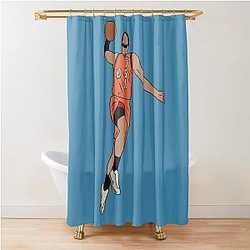 Miles Bridges Rising Stars Dunk Shower Curtain