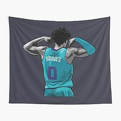 Miles Bridges Vector Back Tapestry