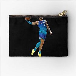 Miles Bridges Posterized Dunk Zipper Pouch