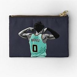 Miles Bridges Back Zipper Pouch