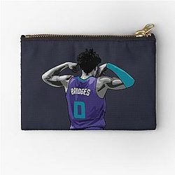 Miles Bridges Vector Back Zipper Pouch