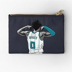Miles Bridges Vector Zipper Pouch