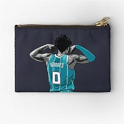 Miles Bridges Back Zipper Pouch
