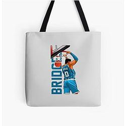 Miles Bridges Super All Over Print Tote Bag