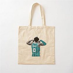 Miles Bridges Vector Qiang Cotton Tote Bag