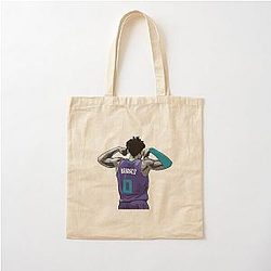 Miles Bridges Vector Qiang Cotton Tote Bag