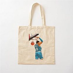 Miles Bridges Dunk Behind The Back Cotton Tote Bag