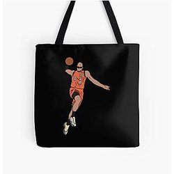 Miles Bridges Rising Stars Dunk All Over Print Tote Bag
