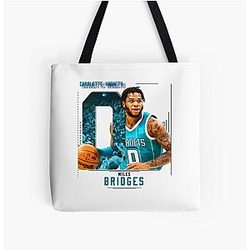 Miles Bridges Basketball Tote Bag