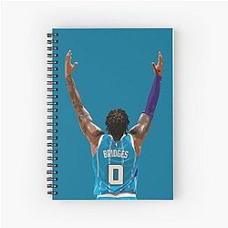 Miles Bridges Celebration Spiral Notebook
