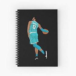Miles Bridges Dunk Spiral Notebook
