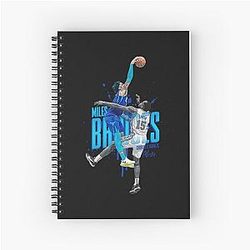 Miles Bridges Spiral Notebook