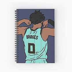 Miles Bridges Spiral Notebook
