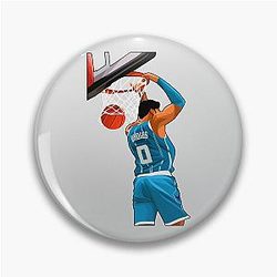 Miles Bridges No. 0 Dunk Behind the Back Art Pin