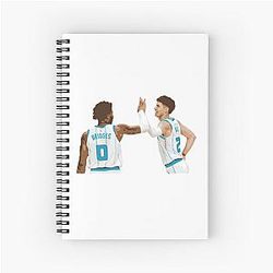 LaMelo Ball and Miles Bridges Notebook
