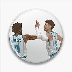 LaMelo Ball and Miles Bridges pin