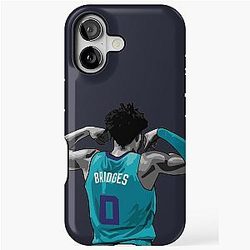 Miles Bridges Back Qiangy iPhone Case
