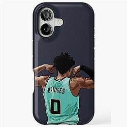Miles Bridges Vector iPhone Tough Case