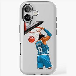 Miles Bridges No.0 Dunk Behind the Back iPhone Tough Case