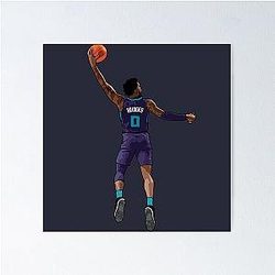 Miles Bridges Vector Dunk Poster