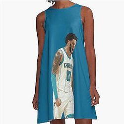 Miles Bridges Basketball A-Line Dress