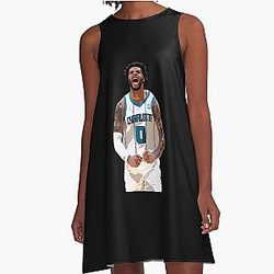 Miles Bridges A-Line Dress