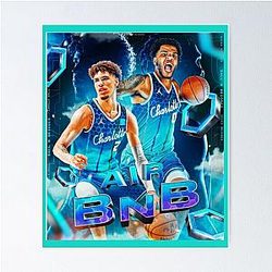 LaMelo Ball Miles Bridges Poster