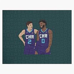 LaMelo Ball Miles Bridges Jigsaw Puzzle