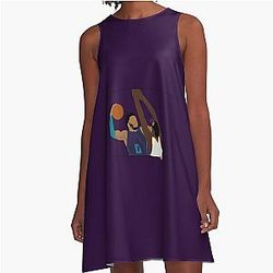 Miles Bridges Dunk A-Line Dress